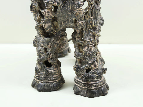 12" Brass Elephant (Tribal Dhokra Art) Figurine