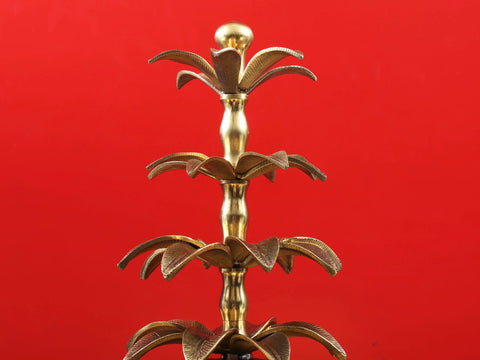 36" Large Brass Good Luck Pineapple