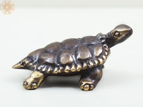 Small Brass Tortoise Figurine | Home Decor Items