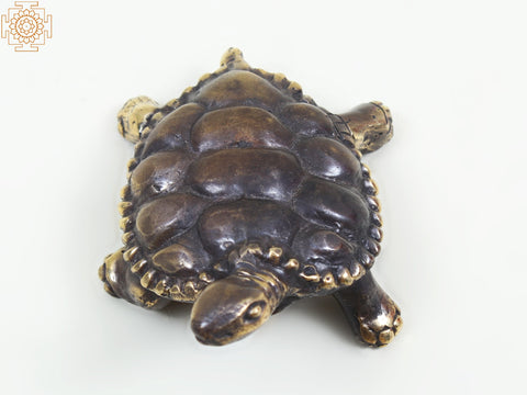 Small Brass Tortoise Figurine | Home Decor Items