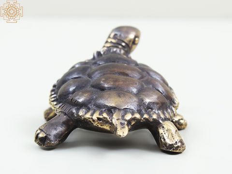 Small Brass Tortoise Figurine | Home Decor Items