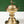 6" Small Brass Incense Burner with Bird Lid