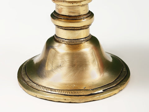 6" Small Brass Incense Burner with Bird Lid
