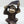 Small Brass Monkey Holding a Leaf Over Its Head
