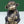 1' Small Brass Figurine of Baby Monkey Holding a Pineapple on Head