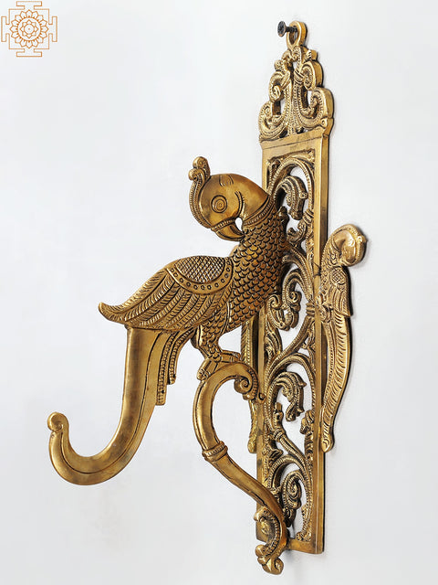 11" Wall Hanging Parrot Bracket
