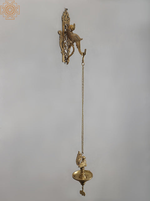 11" Wall Hanging Parrot Bracket