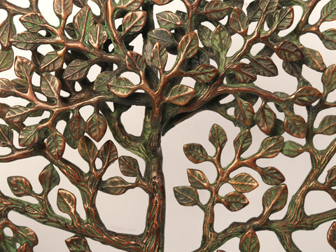 19" Brass Tree of Life with Stand