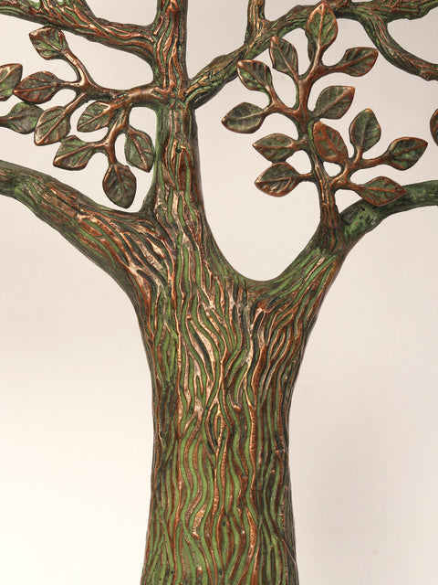 19" Brass Tree of Life with Stand