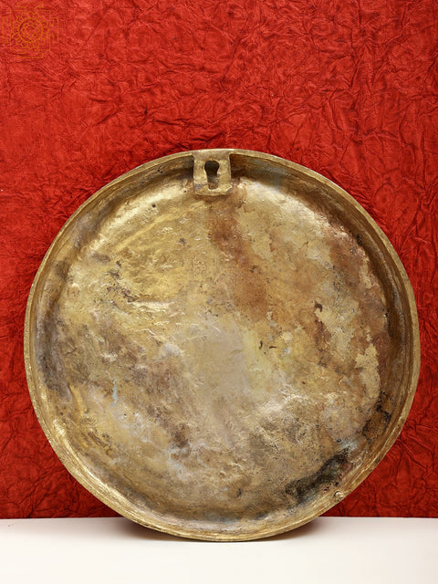 11" Brass Peacock Wall Hanging