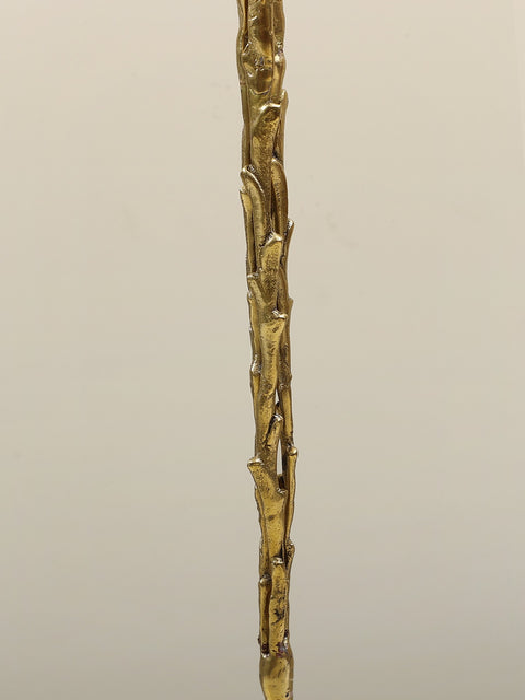 36" Bunch of Flowers in Brass | Home Decor