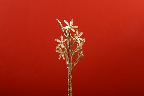 31" Brass Bunch of Flower | Room Decorative Item