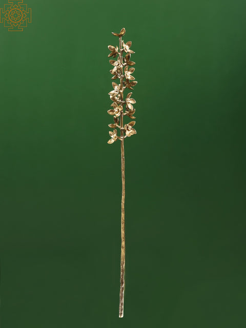 Brass Tall Stick Flowers | Home Decoration Showpiece