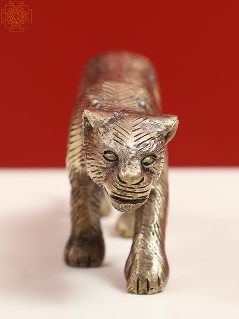 5" Small Size Black Panther Brass Figurine