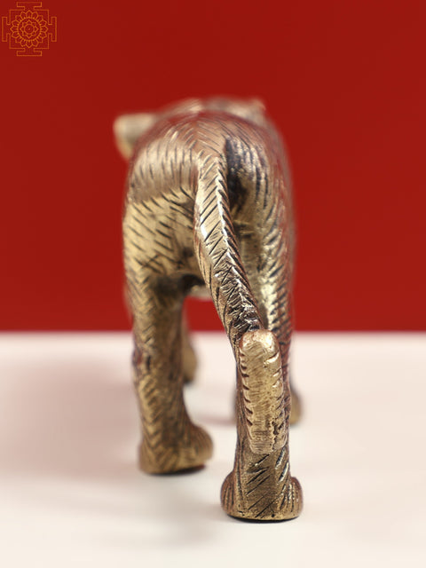 5" Small Size Black Panther Brass Figurine