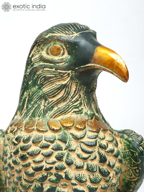 Brass Eagle Statue Showpiece | Home Decor