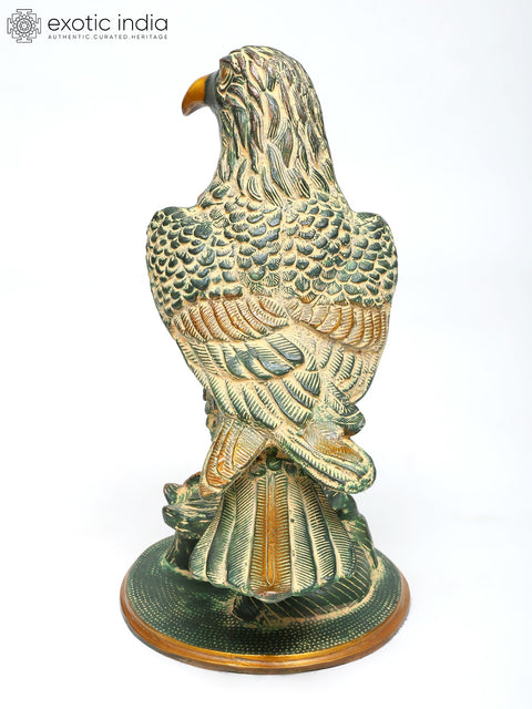 Brass Eagle Statue Showpiece | Home Decor