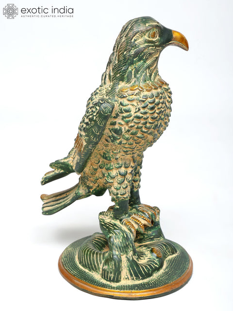 Brass Eagle Statue Showpiece | Home Decor