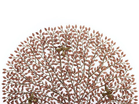 46" 24 Karat Gold Plated Brass Tree of Life | Wall Mounted | Home Decor