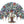 34" Large Brass Tree of Life with Inlay Work