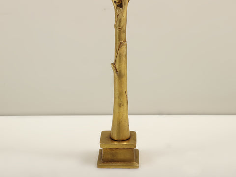11" Brass Banana Tree