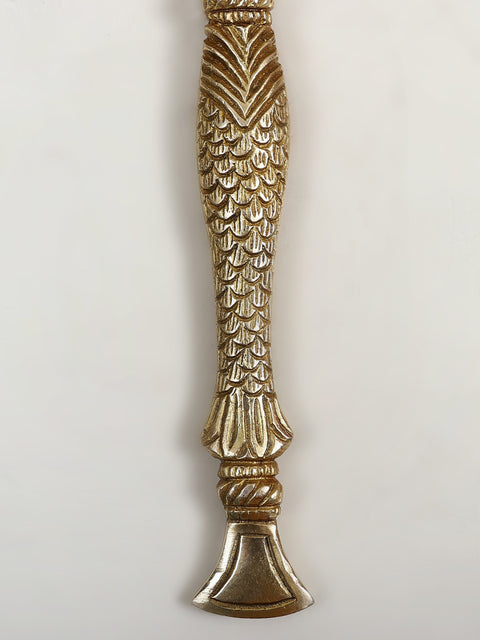 8" Brass Elephant Head Hammer or Paper Weight