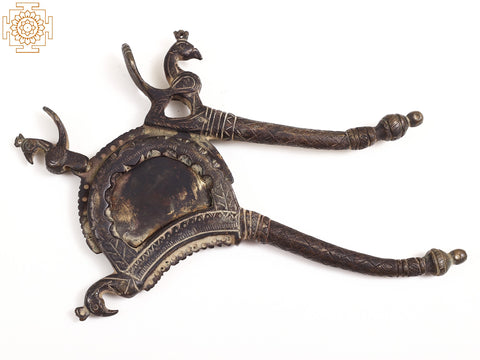 6" Peacock Mounted Nut Cracker (Vintage Collectible)