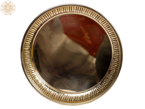 7" Brass Plate | Kitchen and Dining Utensils
