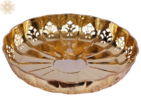 10" Traditional Brass Tray