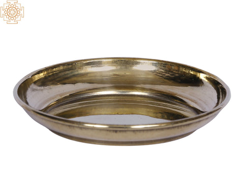 Small Brass Traditional Plate