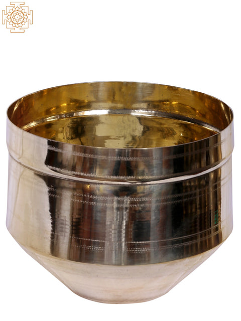 7" Brass Marakkal Vessel | Traditional Cookware