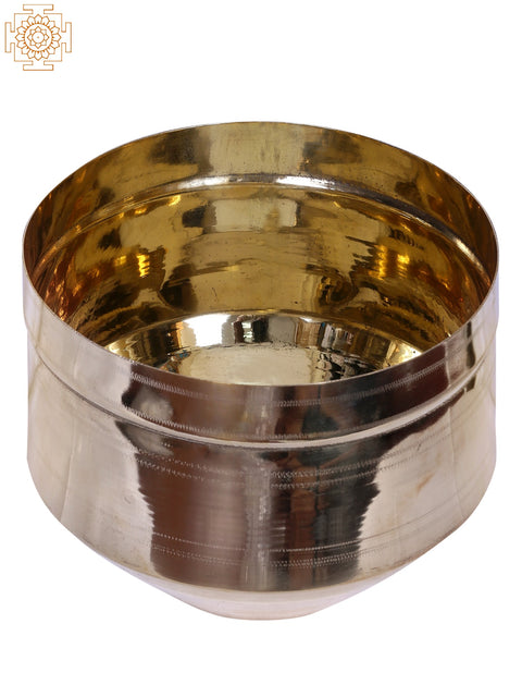 7" Brass Marakkal Vessel | Traditional Cookware