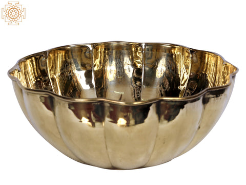 Small Brass Designer Bowl