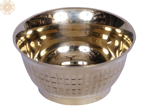 3" Brass Traditional Bowl Handmade Indian Kitchen Utensil