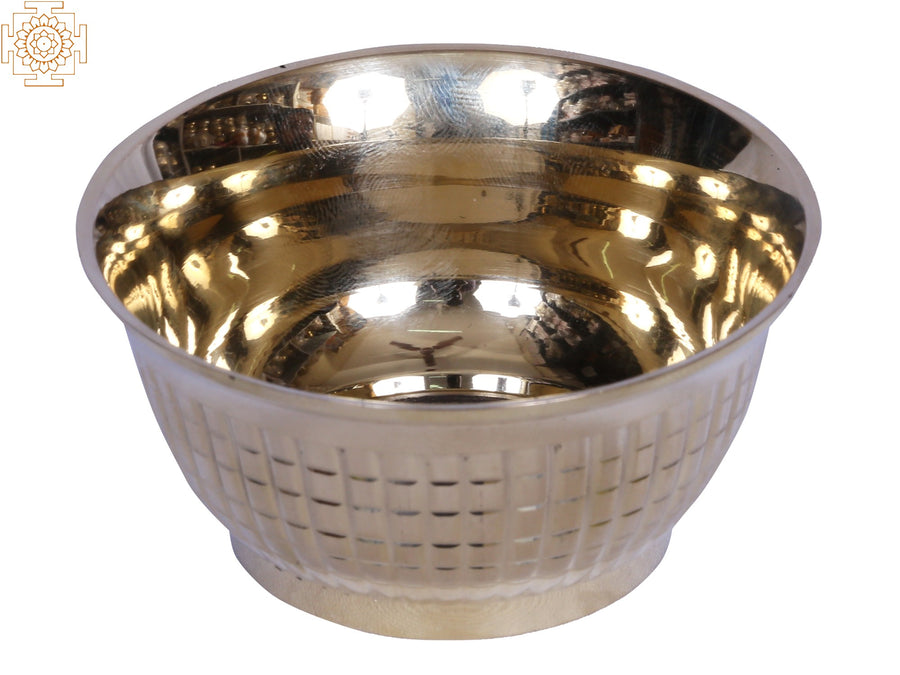 3" Brass Traditional Bowl Handmade Indian Kitchen Utensil