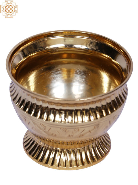 3" Small Brass Sheet Pela