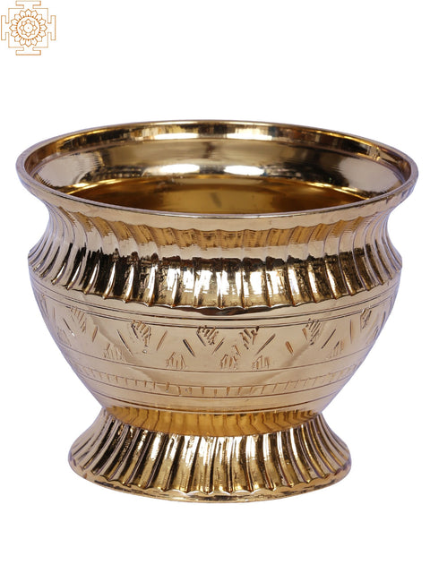 3" Small Brass Sheet Pela