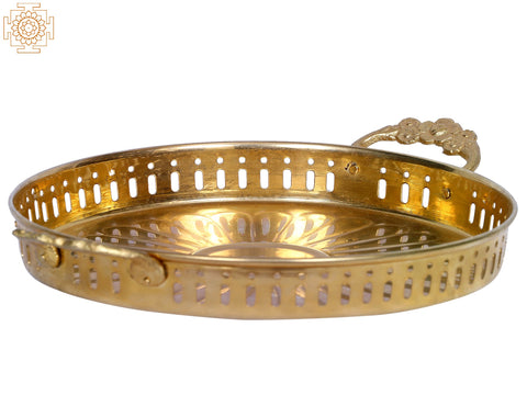10" Brass Serving Tray