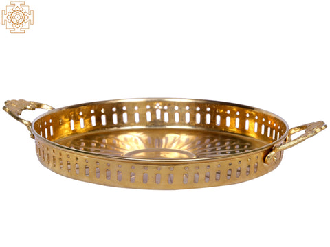 10" Brass Serving Tray