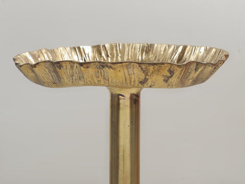 21" Brass Decorative Mushroom Urli Stand