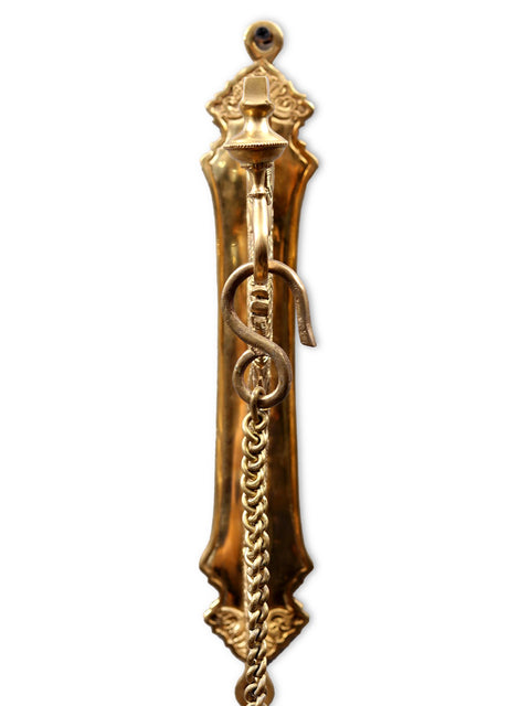 20" Brass Parrot Bracket with Five Wicks Hanging  Lamp