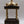 44" Large Wood and Brass Designer Temple with Drawer