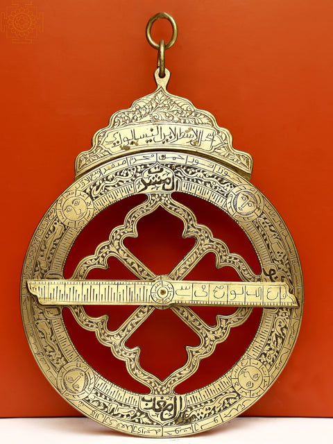 Brass Hanging Flat Astrolabe