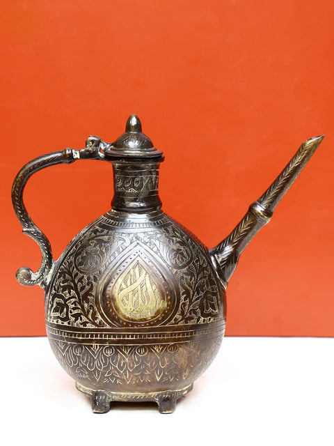 Vintage Brass Tea Kettle