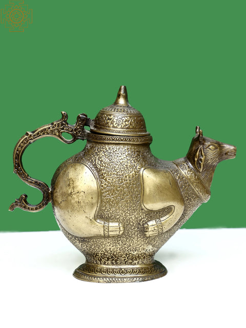 Brass Cow Surahi