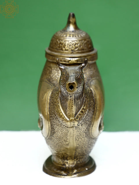 Brass Cow Surahi