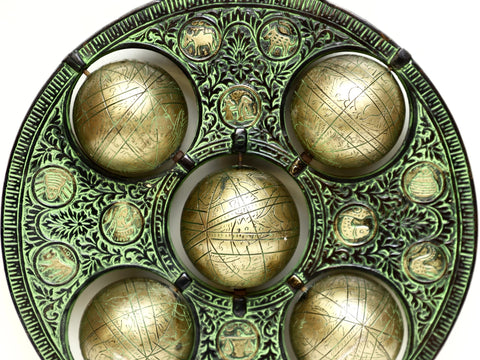 Brass Astrological Globe