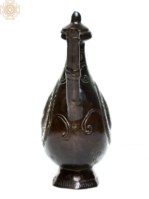 Brass Surahi Water Vessel with Lid