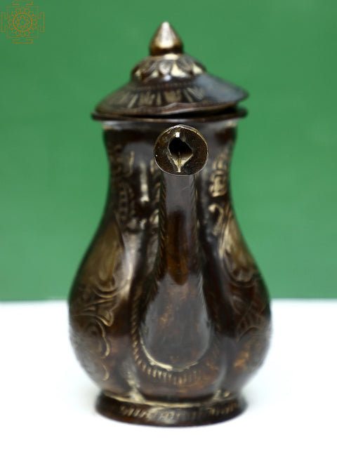 Brass Vintage Jug with Lid