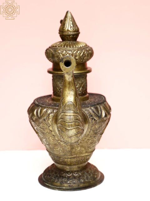 Kettle with Tibetan Buddhist Motifs